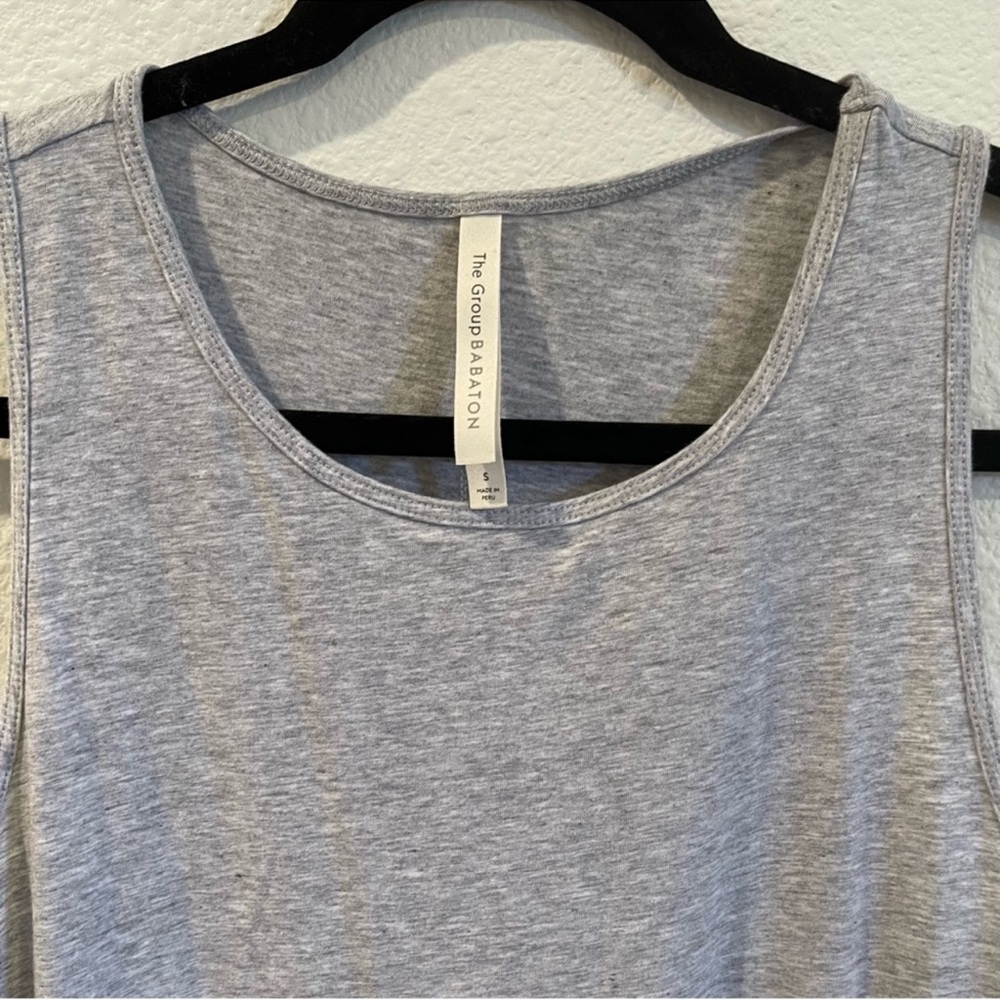 Aritzia The Group Babaton Evelina Maxi Dress Light Heather Gray Size Small - Picture 3 of 6